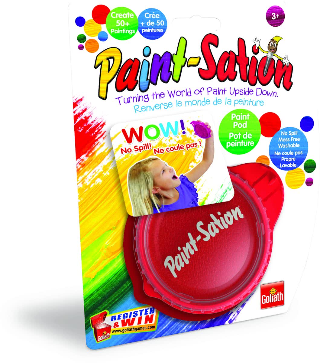 Paint-Sation refill colour red