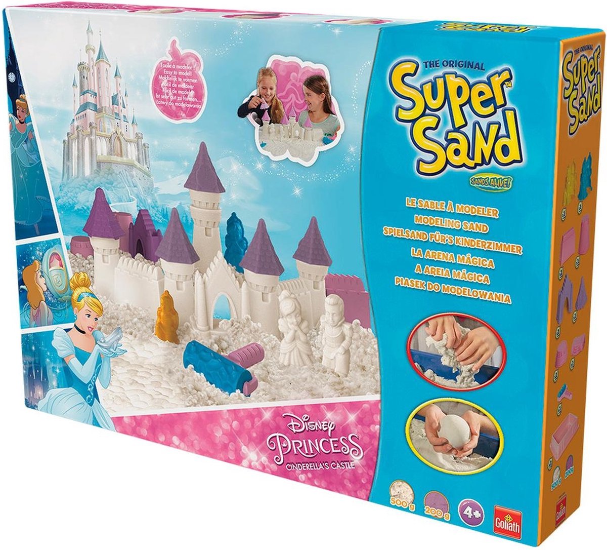 Super Sand Disney Princess Cinderellas Castle - Speelzand Assepoester speelset