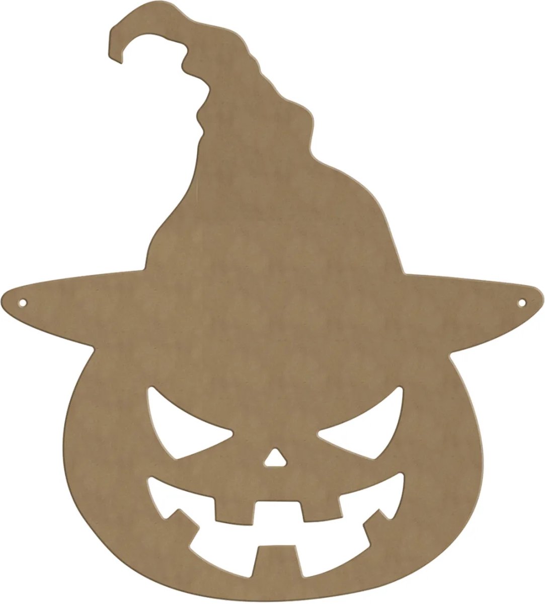 Gomille MDF Figuur 33x37 cm Pompoen Heks