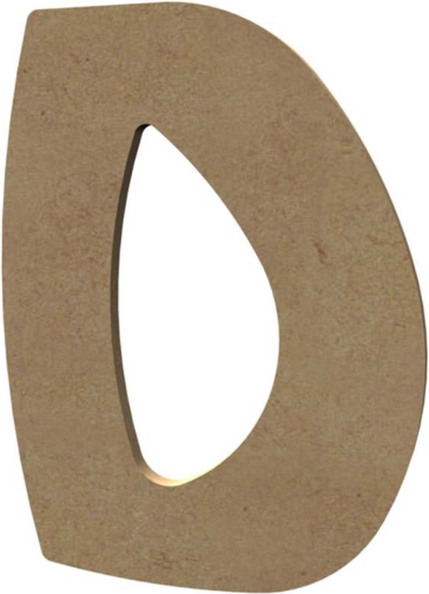 Gomille MDF Letter D 15 cm