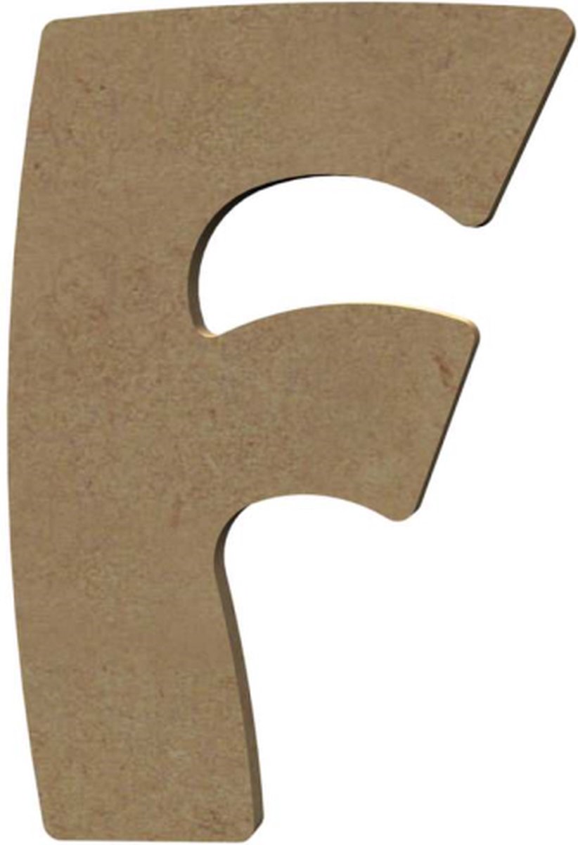 Gomille MDF Letter F 15 cm