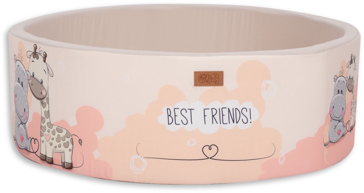   Baby Speelgoed 1 jaar - Best Friends Ballenbad -   - 100% Katoen ballen 200 stuks Ø 7 cm - Uniek
