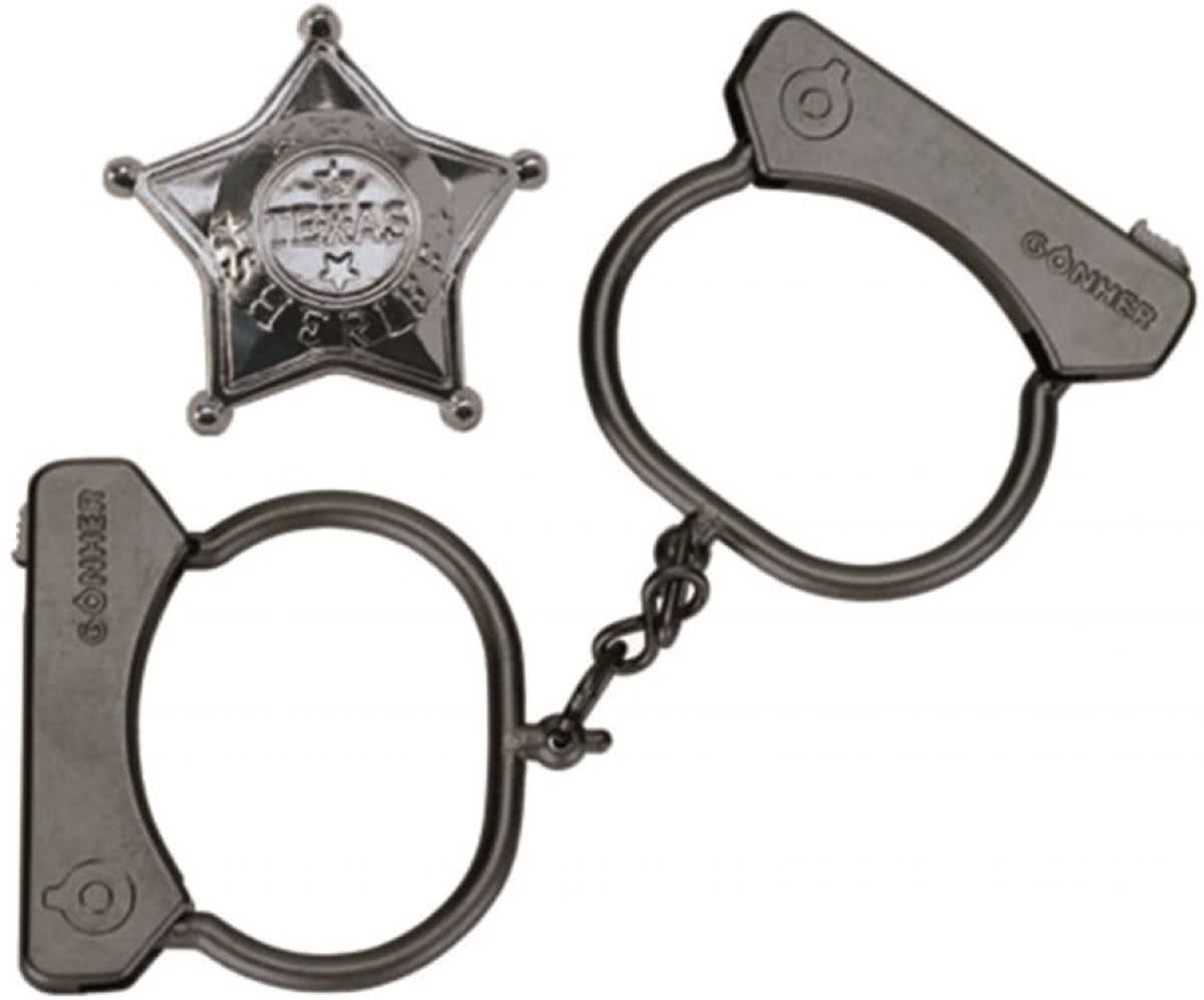   Handboeien En Badge Sheriff
