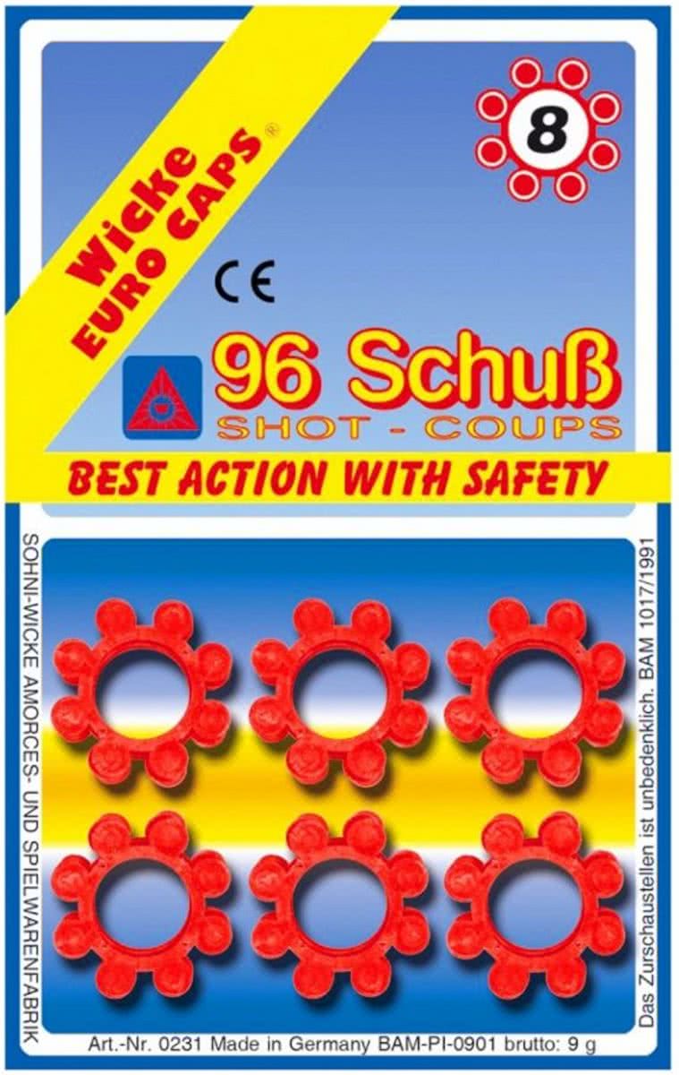 Wicke 12 rol 8 schots amorces blk