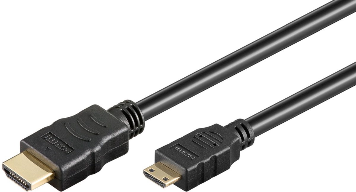 goobay Mini HDMI Kabel 1,5m High Speed - Accessoire voor video techniek