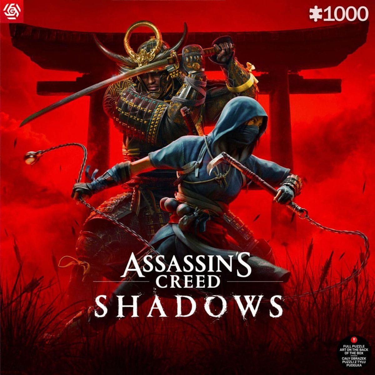 Assassins Creed Shadows - Naoe & Yasuke Puzzel - Puzzel 1000 Stukjes Good Loot