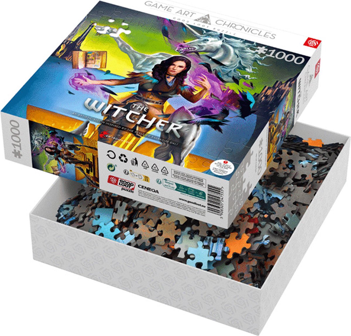 Good Loot - The Witcher Yennefer & Salvador Dali Puzzel - Puzzel 1000 Stukjes