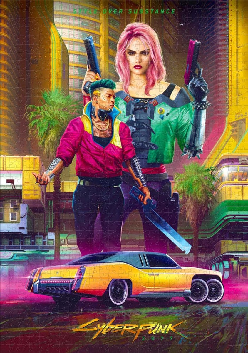 Good Loot Cyberpunk 2077 Puzzle Kitsch Style (1000 pieces) Puzzles