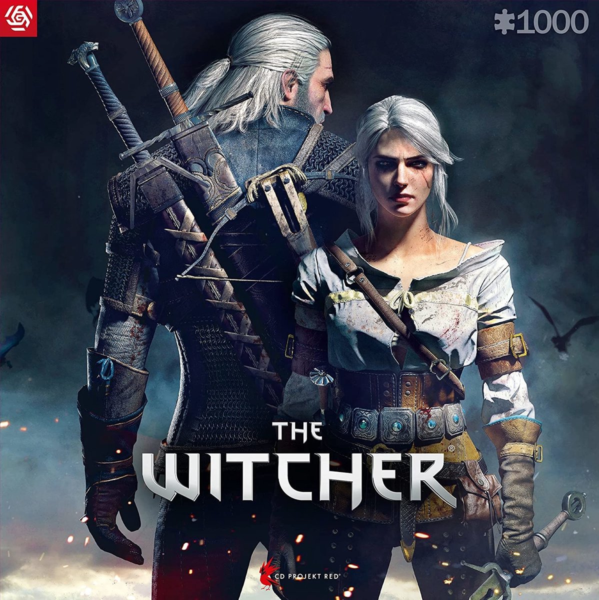 Good Loot- The Witcher Geralt & Ciri Puzzel - 1000 Stukjes - Iconisch Duo- gamespel