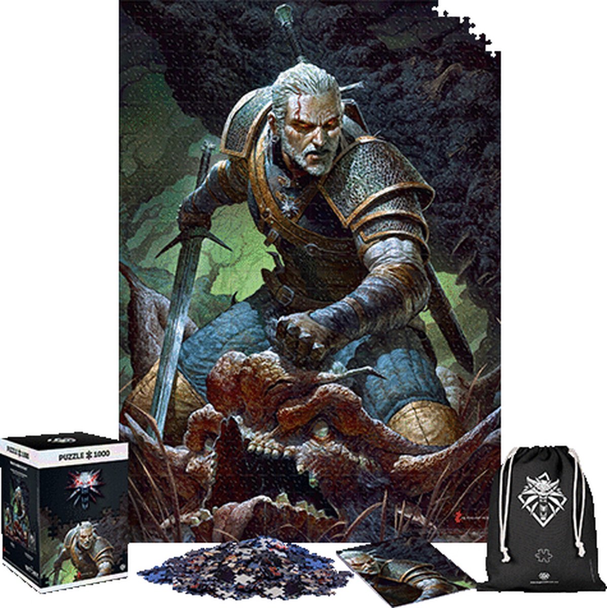 THE WITCHER - Dark World - Premium Puzzel 1000 stukjes