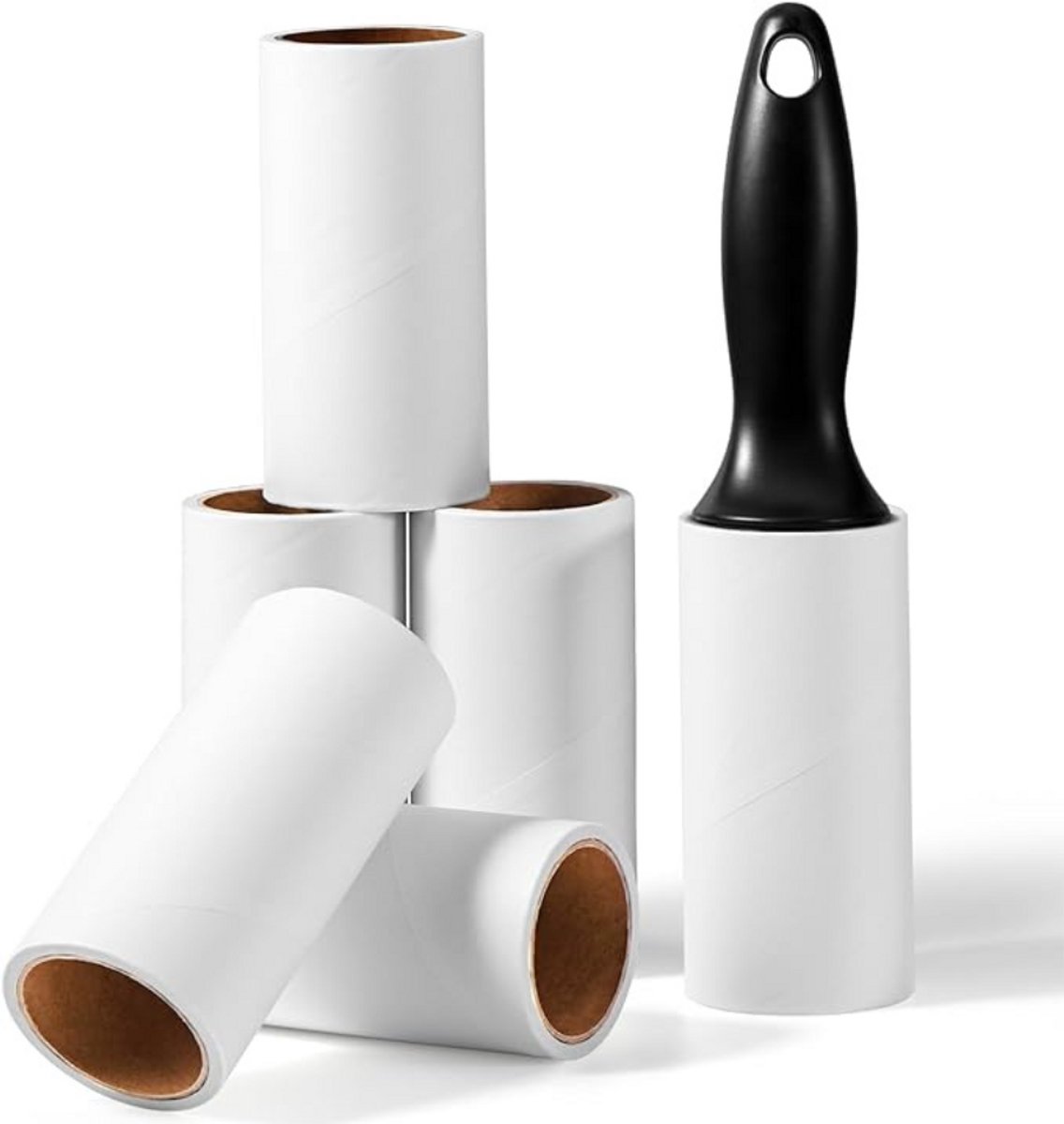   ® - Stofroller Kleding - Kleerroller - Dierenhaarroller - 6 Rollen + 1 Handvat - 360 Vellen