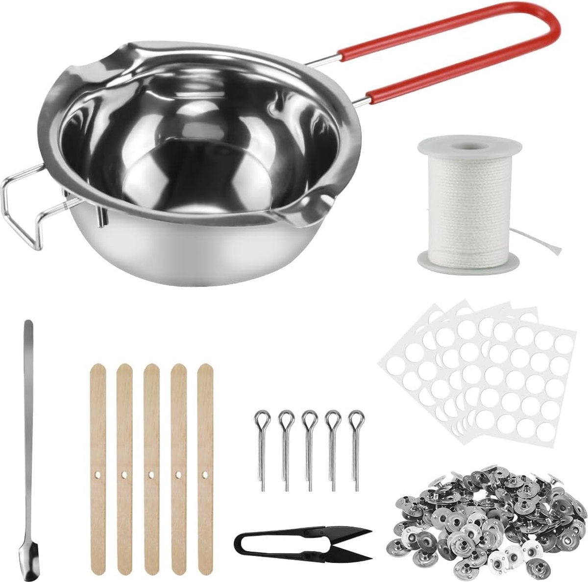 Goodivery ® Candle Making Set voor Creatieve Geesten: Compleet Doe-Het-Zelf Pakket met Accessoires