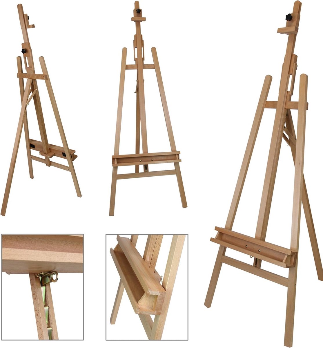 Goodivery ® Complete Schilderkunst Startset met Driepoot en Accessoires voor Kunstenaars