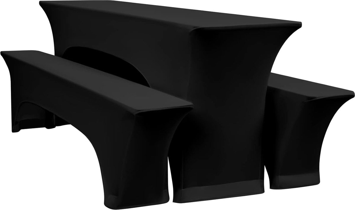 Goodivery ® Elastische Tafelhoezen Set van 3 voor Tuinfeesten en Banketten