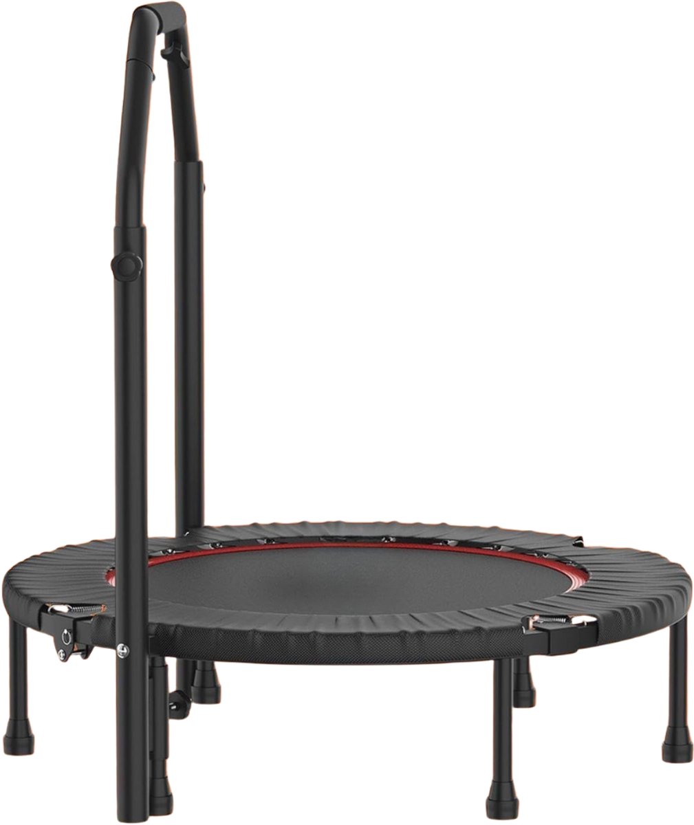  ® - Indoor Trampoline - Fitness Indoor Trampoline Opvouwbaar zonder installatie - Ø102 cm 40 inch - Draagvermogen 150 kg - 4 verstelbare handgrepen