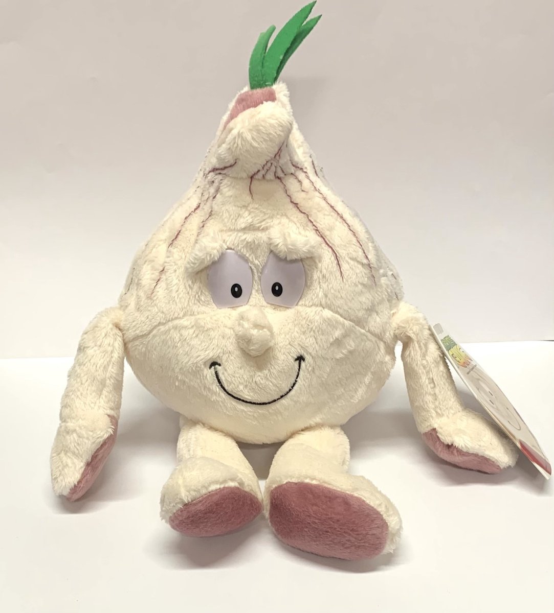 Goodness Gang - Knoflook knuffel - 20 cm - Pluche