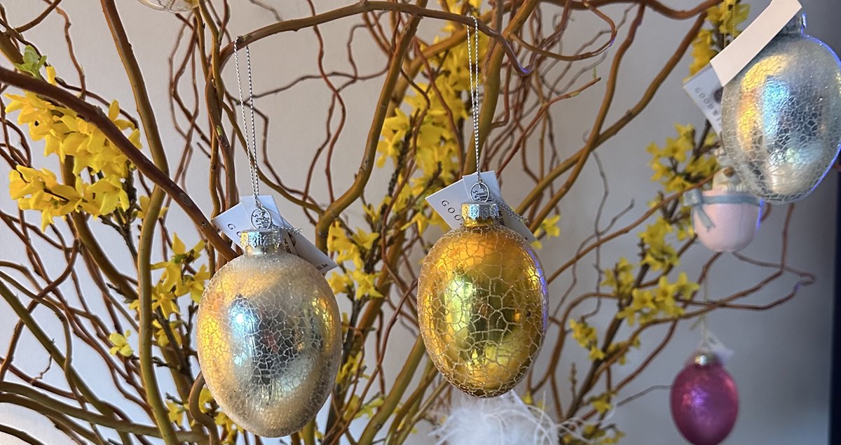 Goodwill - Paasdecoratie - Paasei - Pasen - Set van 3