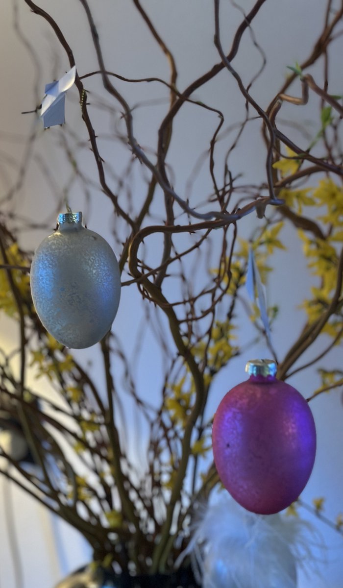 Paasdecoratie - Paasei - Pasen - Set van 4