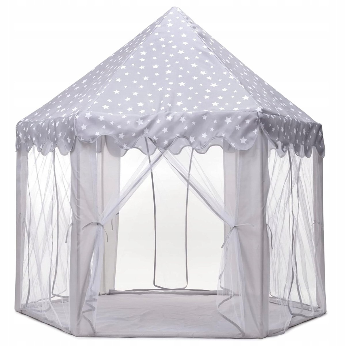 Goodz4All Prinses Tent Kasteeltent Speeltent Kindertent Speelhuisje Grijs