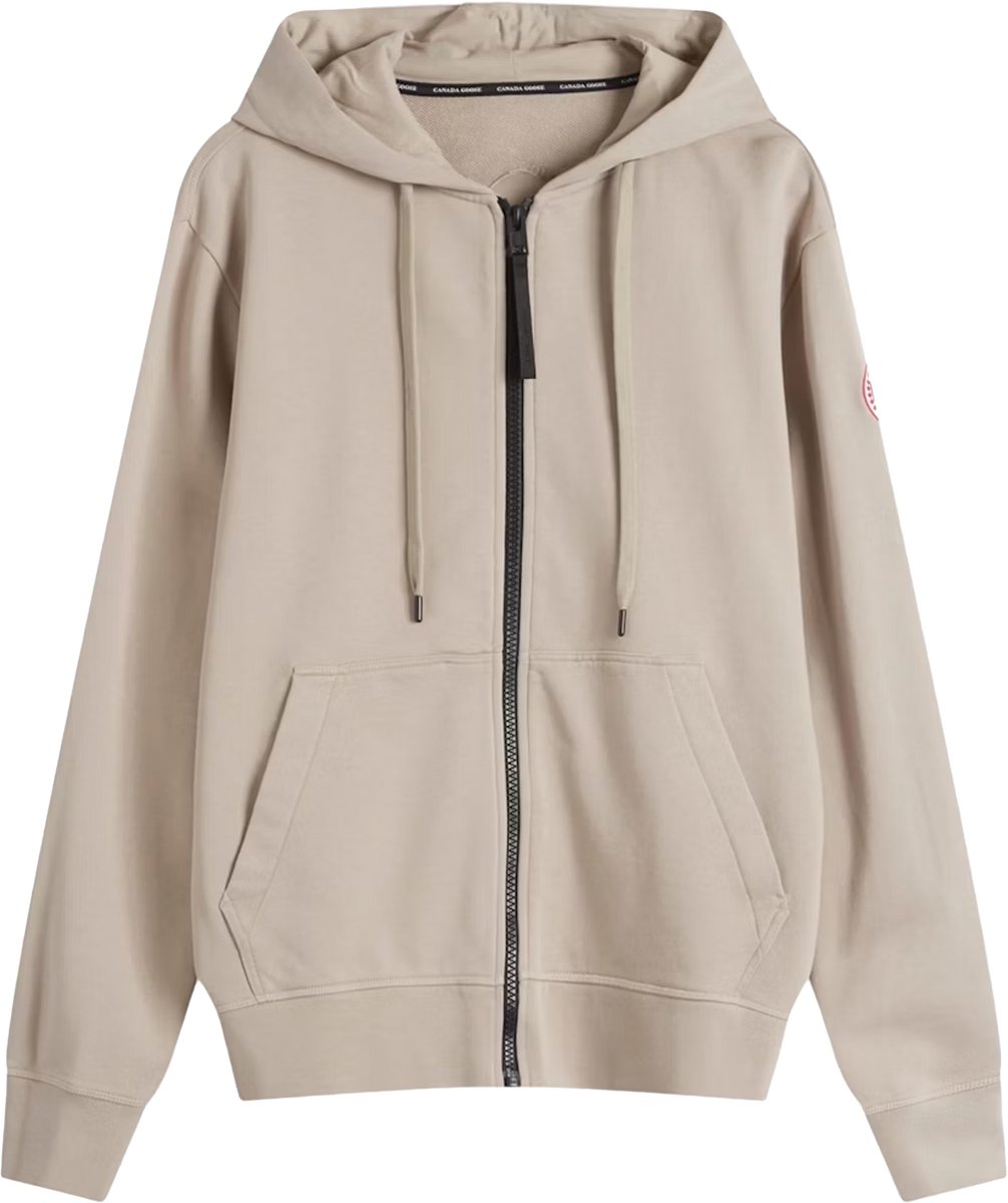 Canada Goose Huron Full Zip Hoodie Limestone/Beige.