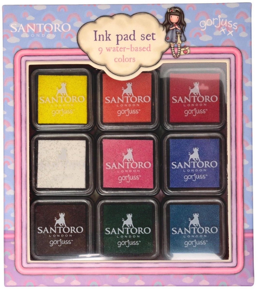 SAN Ink Pads Gorjuss – Be Kind 9 colors nr.25