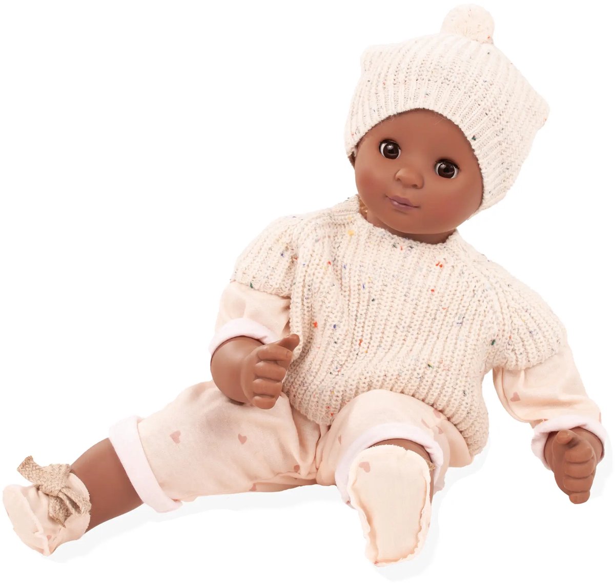 Götz Babypop Maxy Muffin Afrikaans Gebreid 42 cm