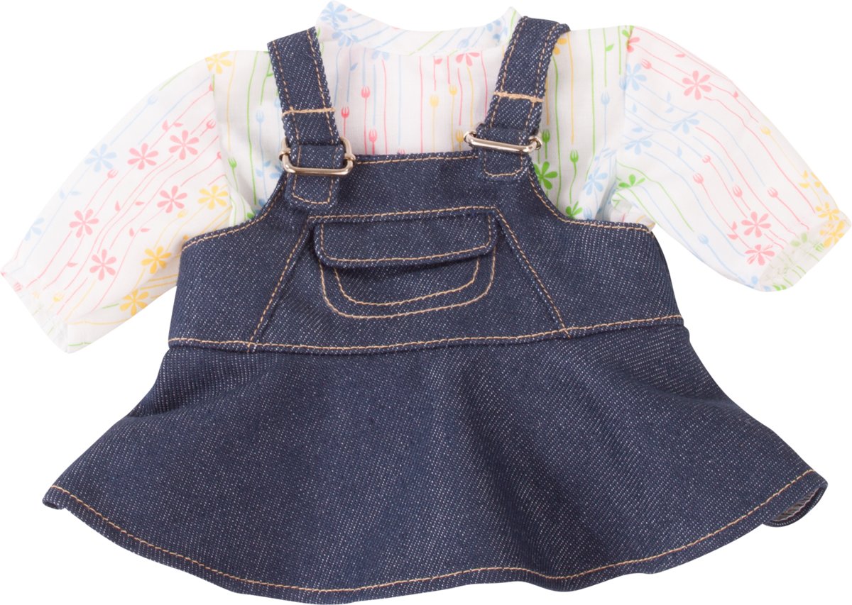 Götz accessoires Combination baby dolls, denim groove, 2-pcs. - maat S