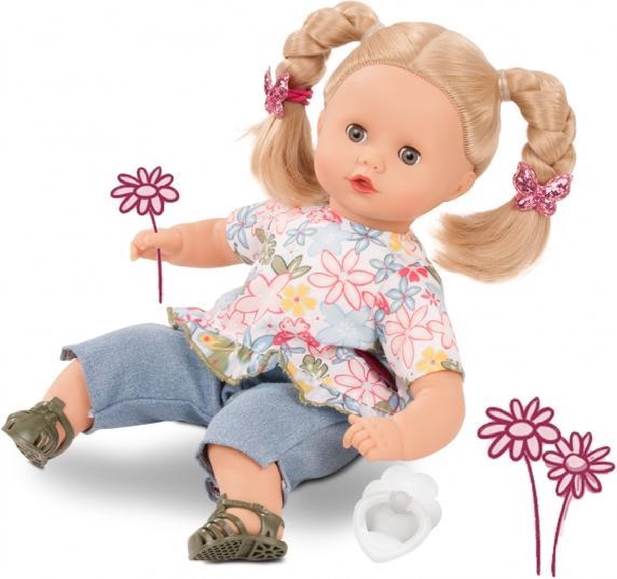 Götz babypop Muffin Pop Blond Haar 33cm