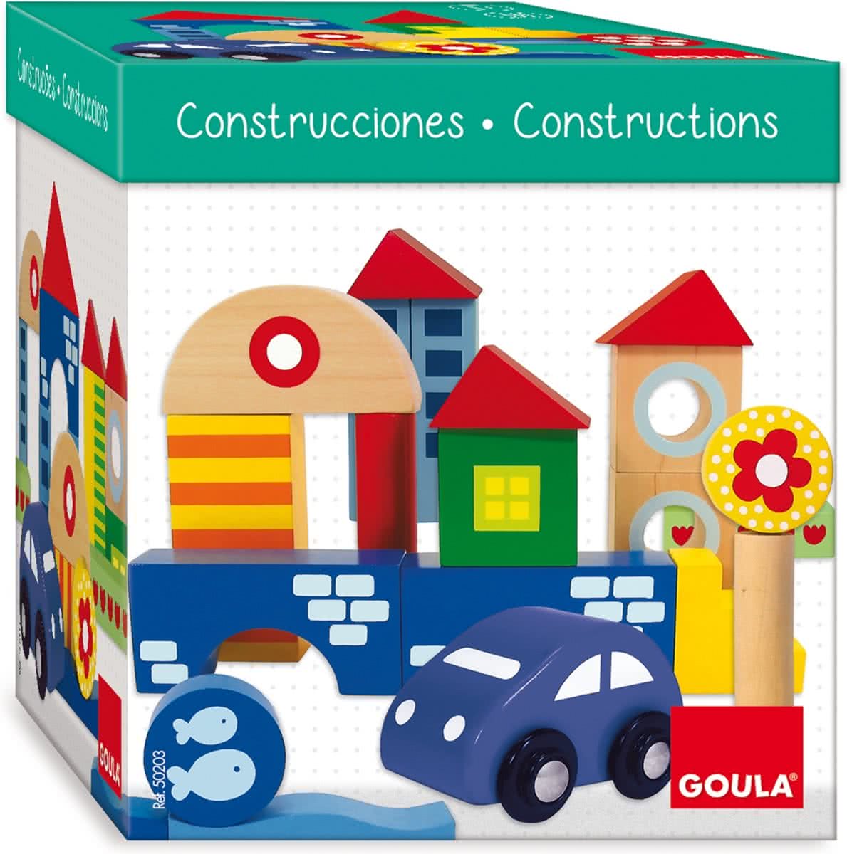 Goula Houten Bouwstenen Set - 41 Delen