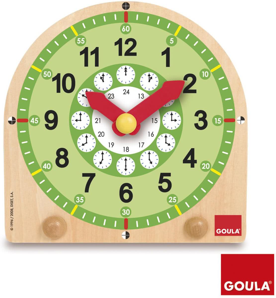 Goula Houten Leerklok