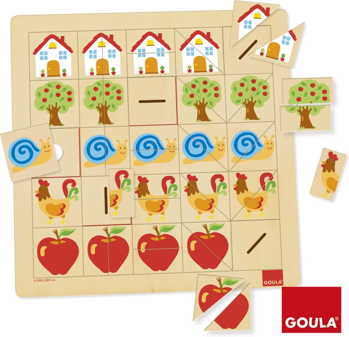 Heltenpuzzel hout - Goula