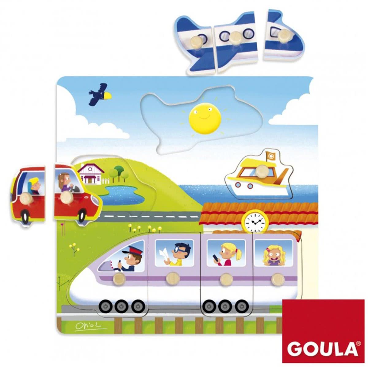 Noppenpuzzel Op reis Voertuigen