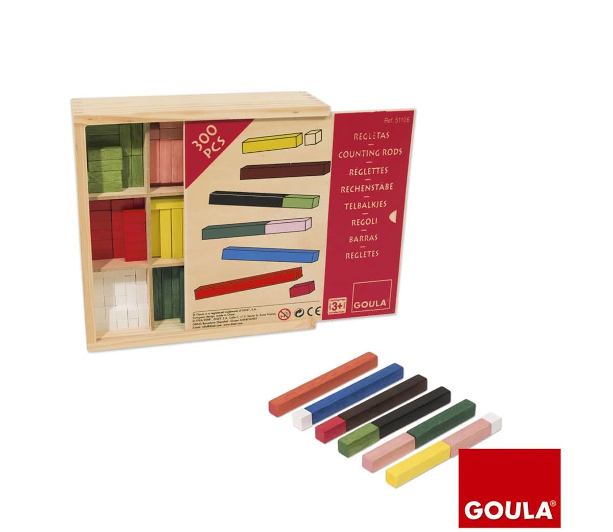 Rekenstaafjes 10 x 10 (doos)