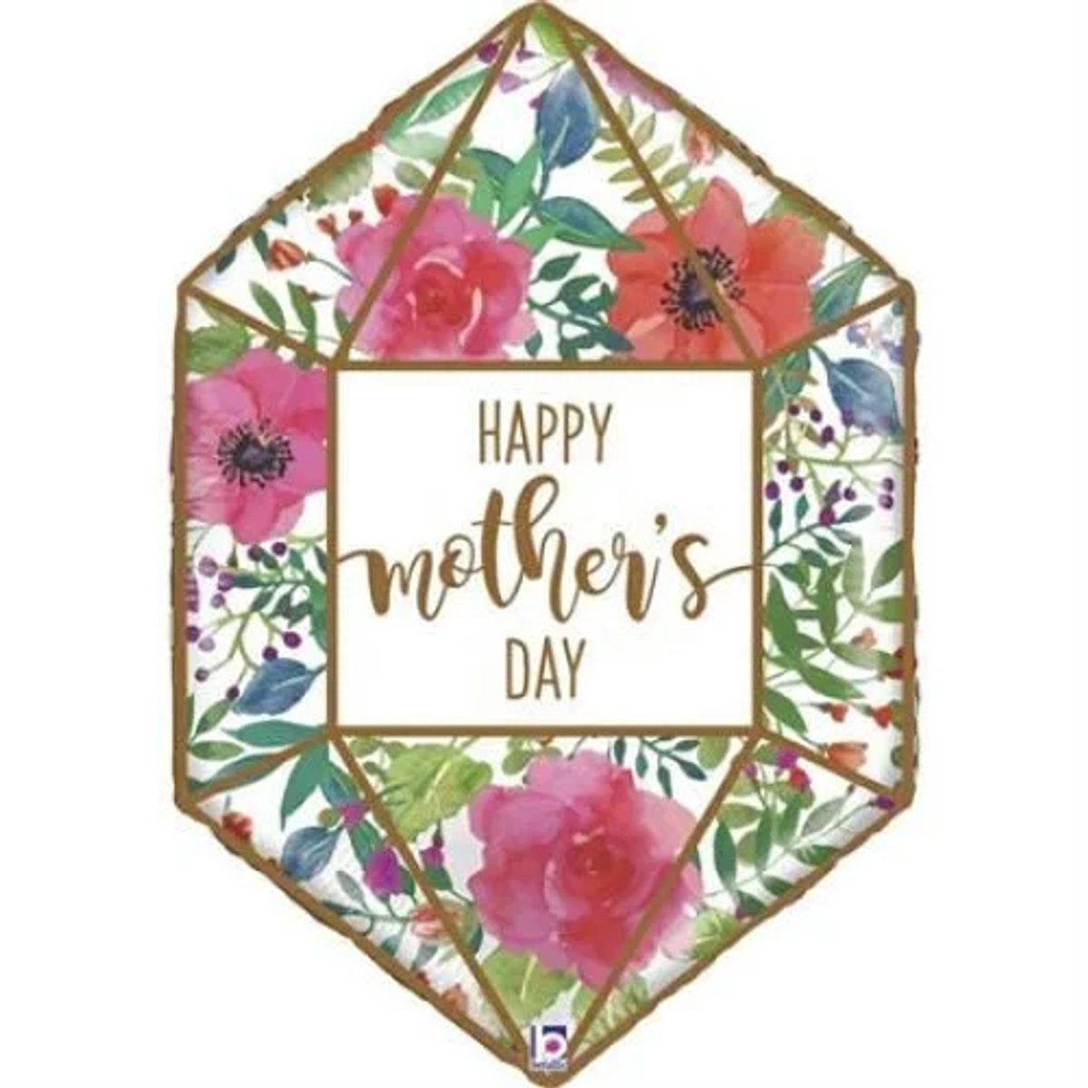 Folieballon - Happy mothers day - grabo - 76cm