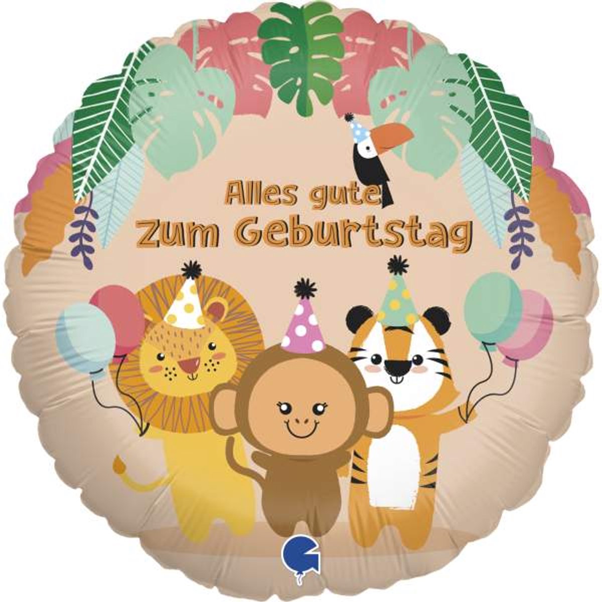 Folieballon - alles gute zuum geburtsdag - geboorte