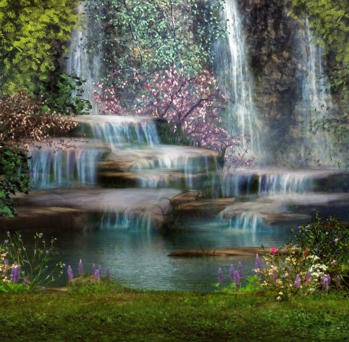 Grafika Puzzel Magic Waterfall - 1000 Stukjes