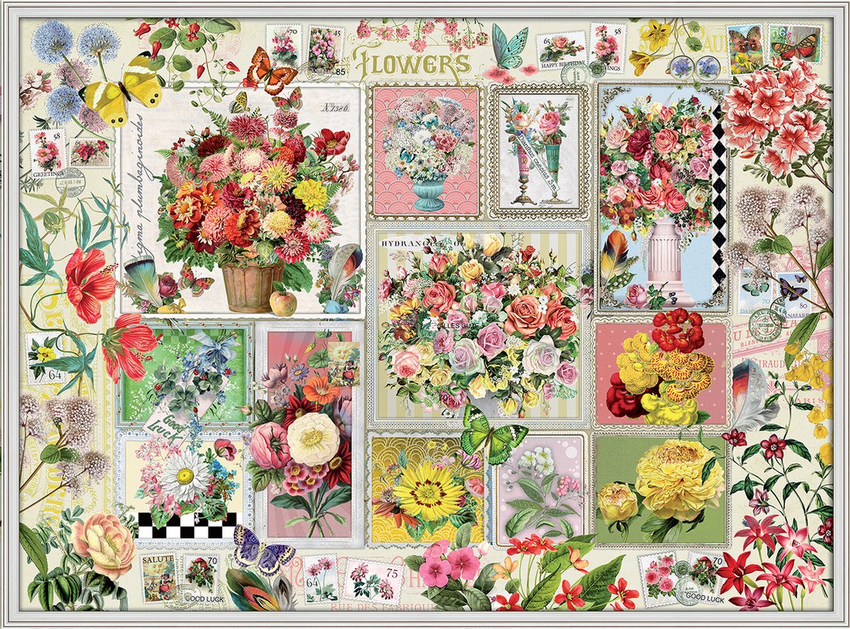 Grafika puzzel Bouquets - 1000 stukjes legpuzzel bloemen.