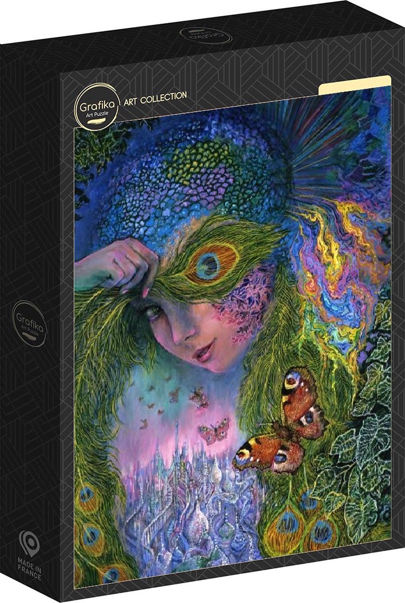 Grafika puzzel Peacock Goddess - 1000 stukjes legpuzzel.