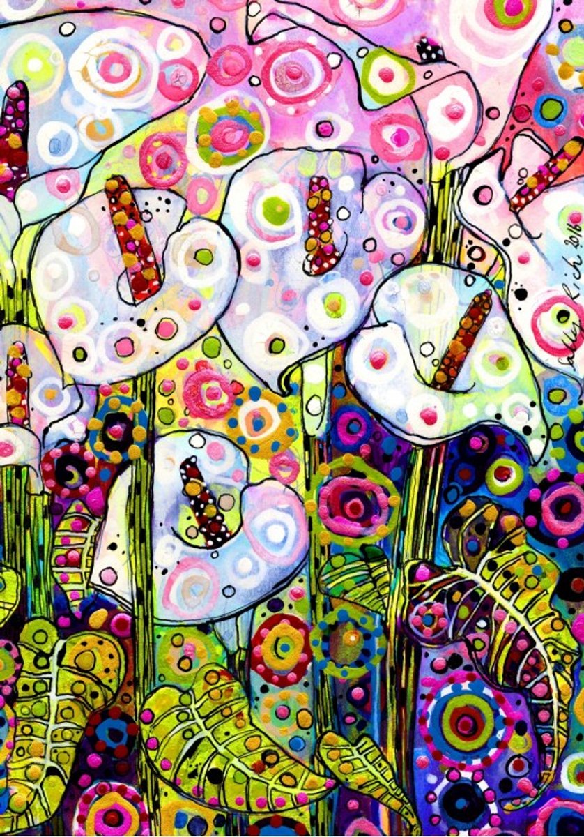 Grafika puzzel Sally Rich Lillys 1000 stukjes puzzelspel.