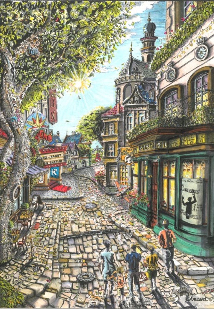 Grafika puzzel The City of Arts - 1000 stukjes legpuzzel.