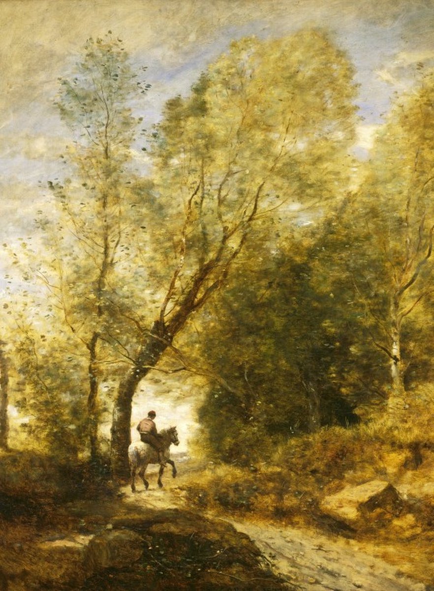 Jean-Baptiste-Camille Corot: The Forest of Coubron, 1872 - Puzzel 2000 stukjes