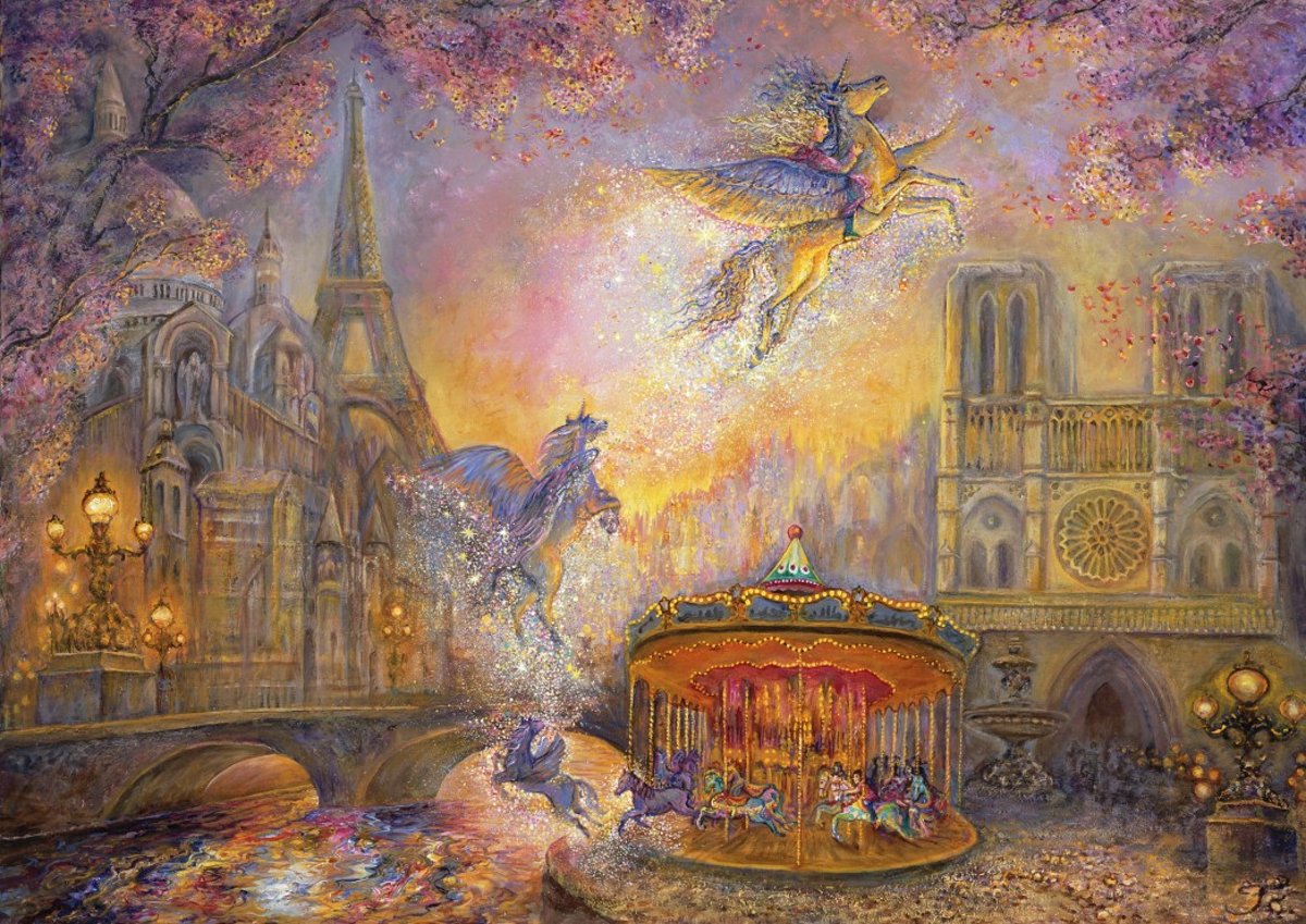 Josephine Wall - Magical Merry go round