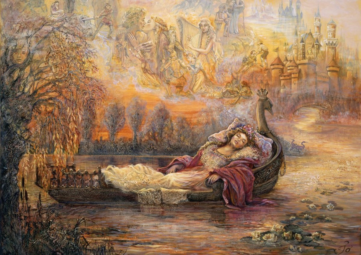 Josephine Wall legpuzzel Dreams of Camelot 2000 stukjes