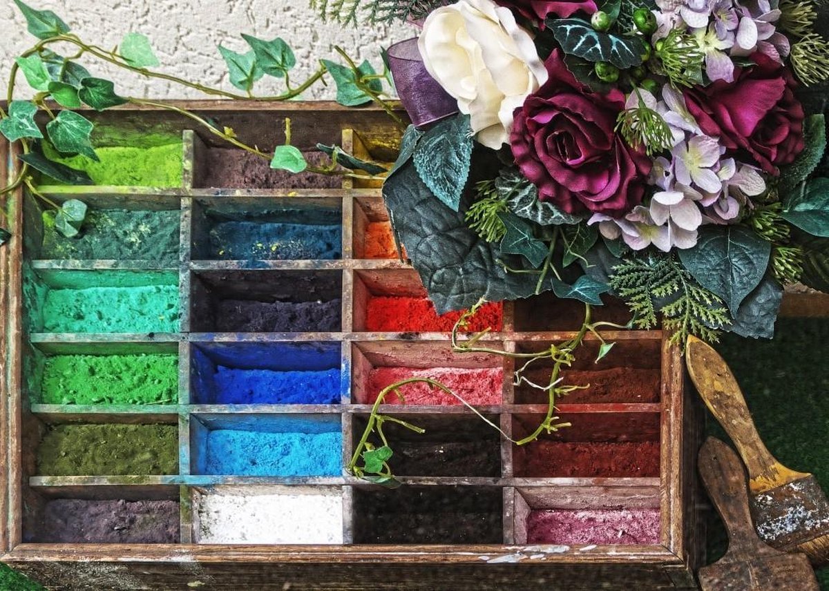 Legpuzzel - 2000 stukjes - Verfkleuren - Grafika