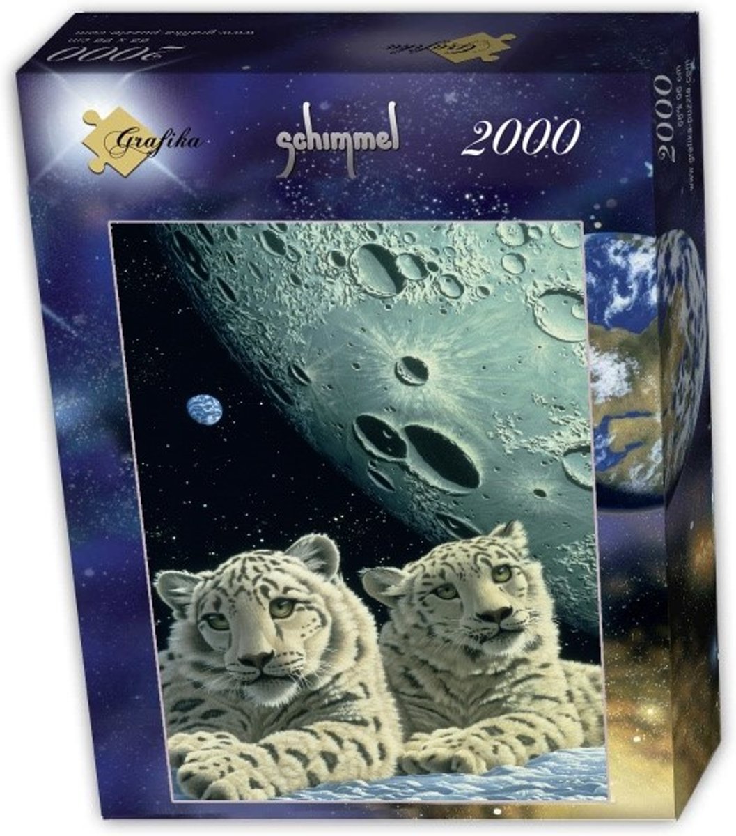 Schim Schimmel legpuzzel Lair of the Snow Leopard 2000 stukjes