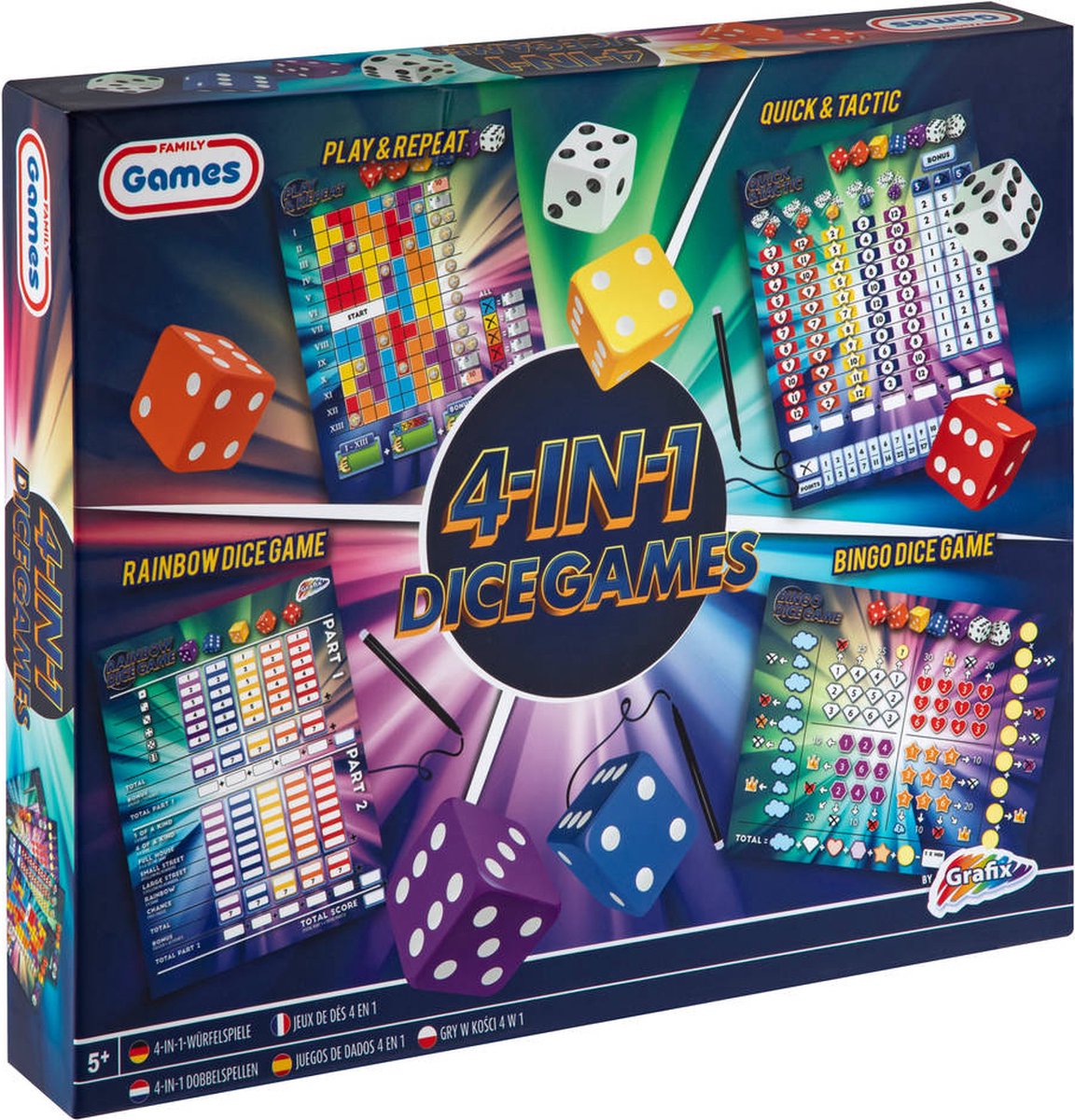4 in 1 Dice Games