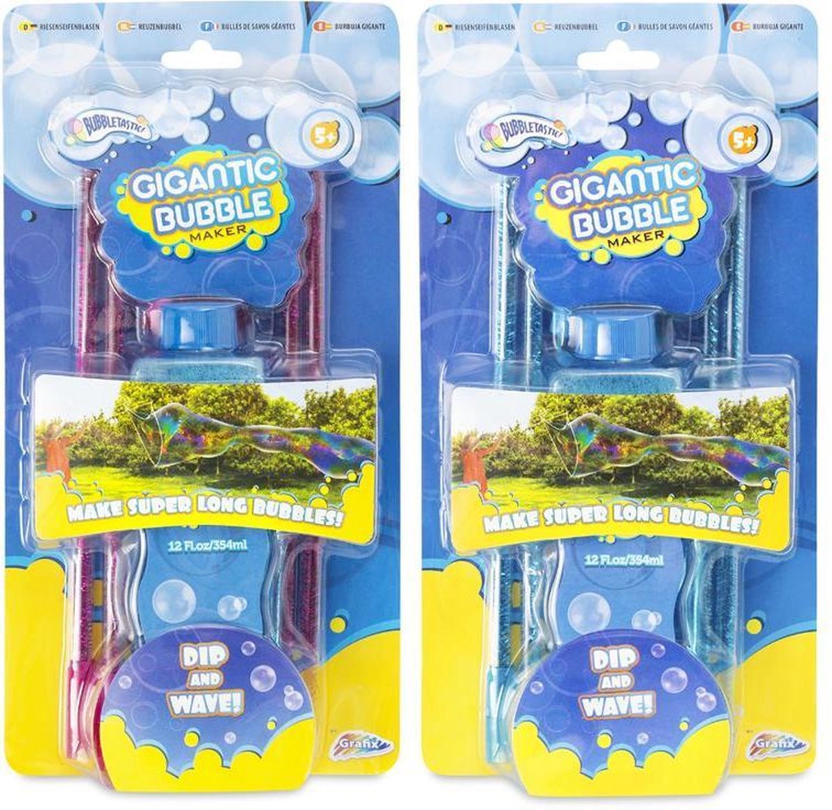   maker - Gigantische bellenblaas - XXL - Inclusief 354ML vloeistof