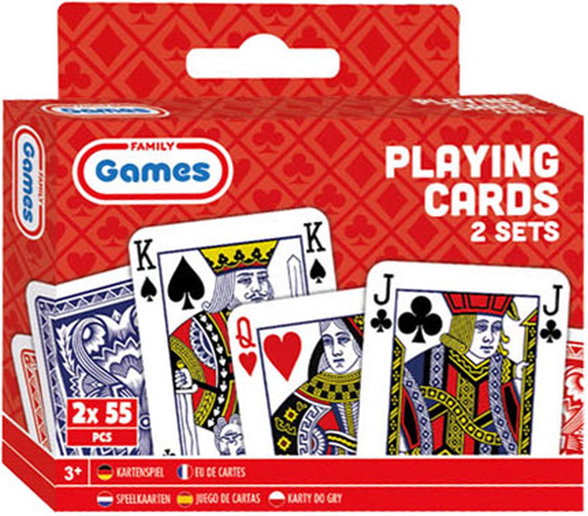 Grafix Klasssieke Speelkaarten, 2 Sets