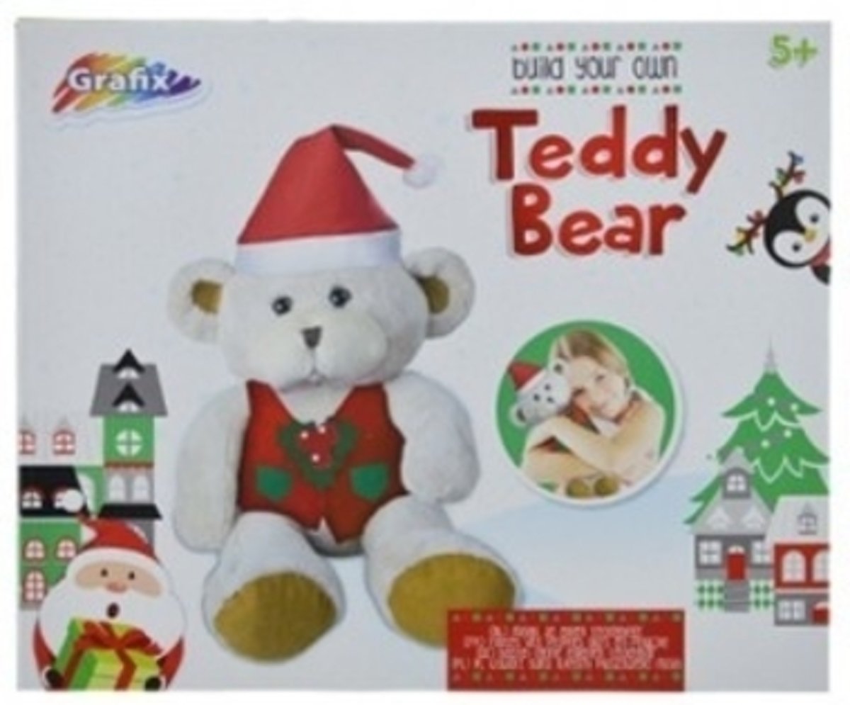 Maak je eigen kerst teddybeer 25 cm