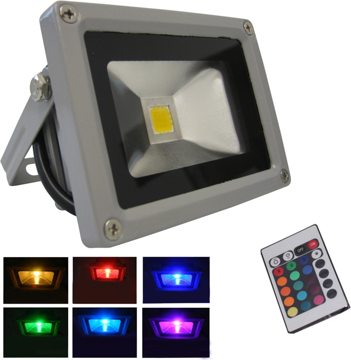 Grafner LED schijnwerper verschillende kleuren